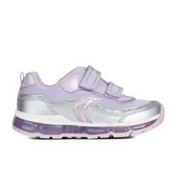 GEOX ANDROID Blinkesko J9245A Silver/Lilac