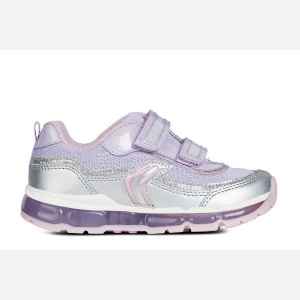 GEOX ANDROID Blinkesko J9245A Silver/Lilac