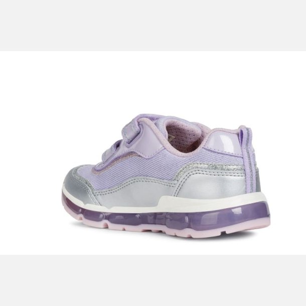 GEOX ANDROID Blinkesko J9245A Silver/Lilac