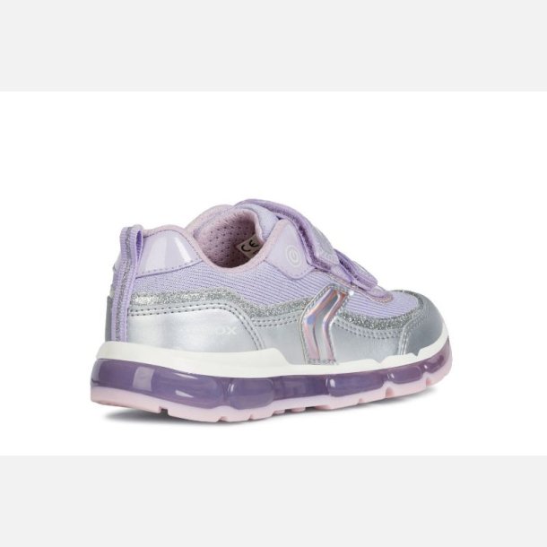 GEOX ANDROID Blinkesko J9245A Silver/Lilac