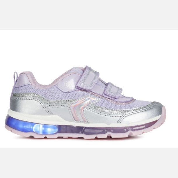 GEOX ANDROID Blinkesko J9245A Silver/Lilac