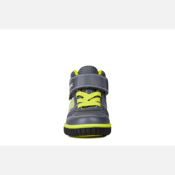 GEOX GREGG Blinkesko J8447B Grey/Lime