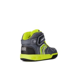 GEOX GREGG Blinkesko J8447B Grey/Lime