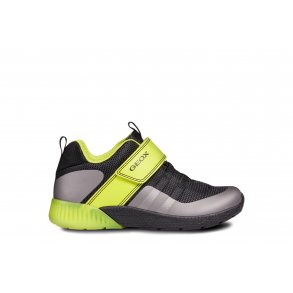 GEOX SVETH Blinkesko J846PB Black/Lime