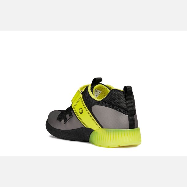 GEOX SVETH Blinkesko J846PB Black/Lime