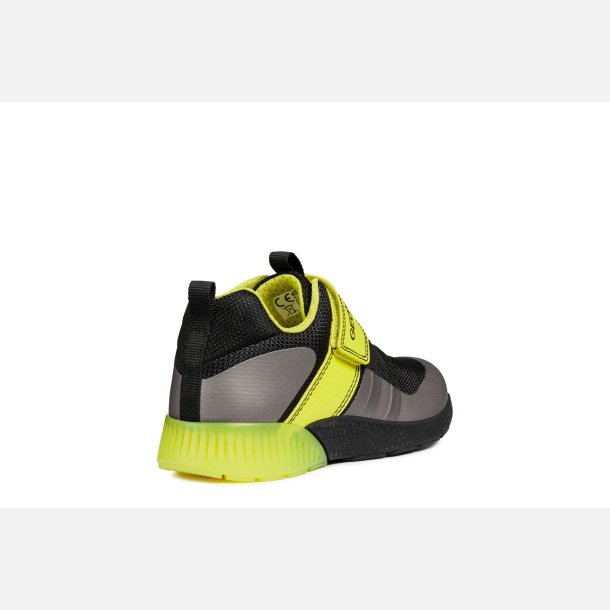 GEOX SVETH Blinkesko J846PB Black/Lime