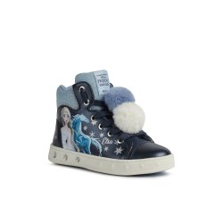 GEOX Disney Frozen ELSA SKYLIN J168WC Blinkesko Navy/Sky