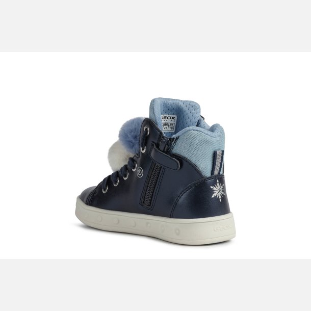 GEOX Disney Frozen ELSA SKYLIN J168WC Blinkesko Navy/Sky