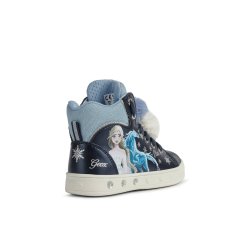 GEOX Disney Frozen ELSA SKYLIN J168WC Blinkesko Navy/Sky