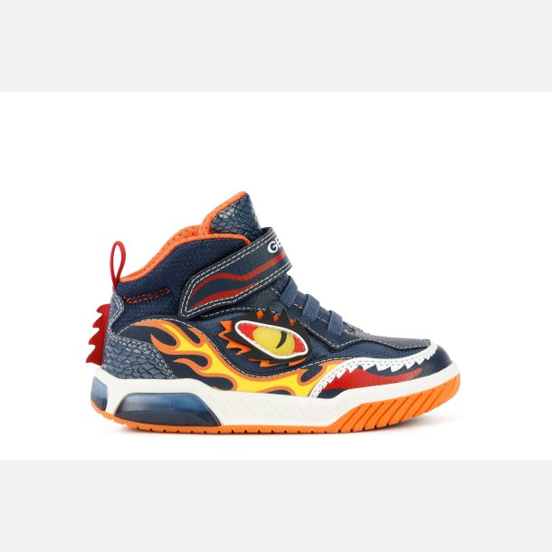 GEOX INEK J169CA Blinkesko Navy/Orange