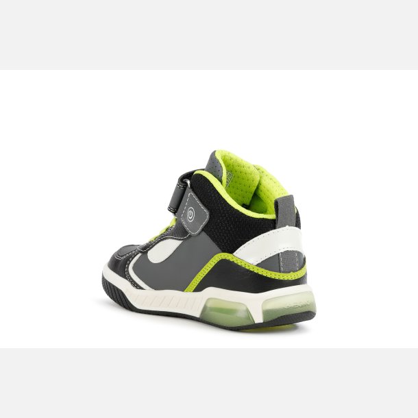 GEOX INEK J169CB Blinkesko Black/Lime