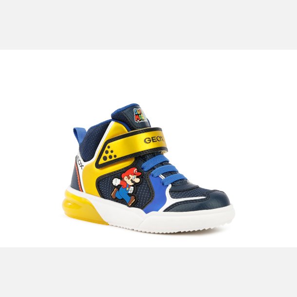 GEOX Super Mario Bros J169YD Blinkesko Royal/Yellow