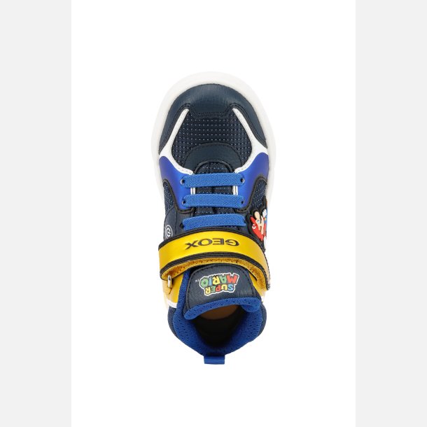 GEOX Super Mario Bros J169YD Blinkesko Royal/Yellow