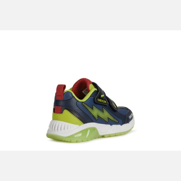 GEOX SPAZIALE J16CQA Blinkesko Navy/Lime