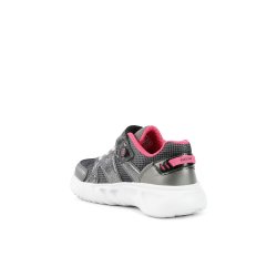 GEOX ASSISTER J16E9A Blinkesko Silver/Fuchsia