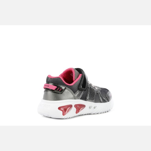 GEOX ASSISTER J16E9A Blinkesko Silver/Fuchsia