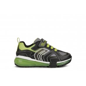 GEOX BAYONYC J16FEA Blinkesko Black/Lime