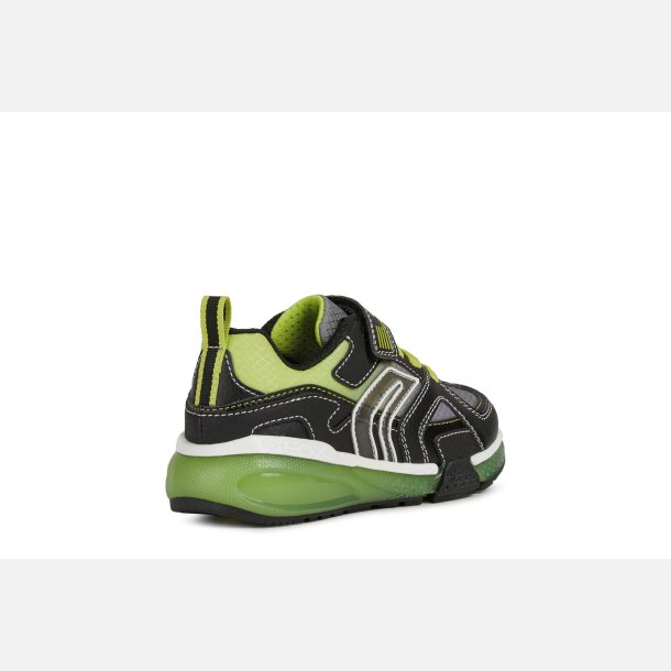 GEOX BAYONYC J16FEA Blinkesko Black/Lime
