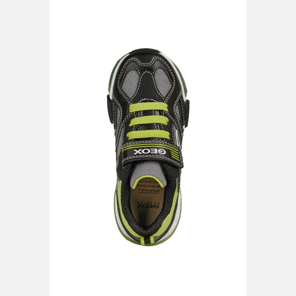 GEOX BAYONYC J16FEA Blinkesko Black/Lime