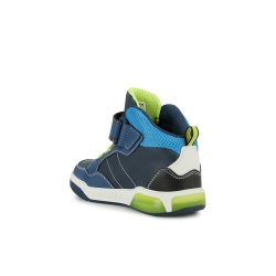 Geox Blinkesko Hightop Inek J929CD Navy/Lime