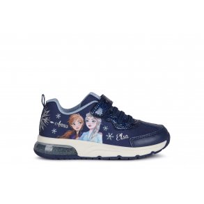 GEOX Disney Frozen ELSA SPACECLUB J158VB Blinkesko Navy/Sky