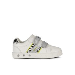 GEOX SKYLIN J158WH Blinkesko White/Fluo
