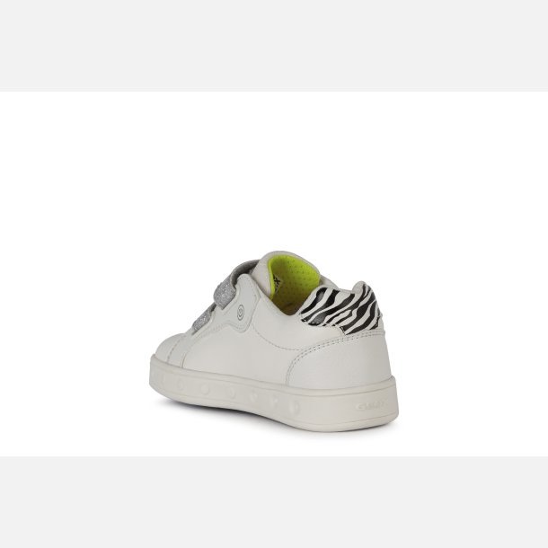 GEOX SKYLIN J158WH Blinkesko White/Fluo