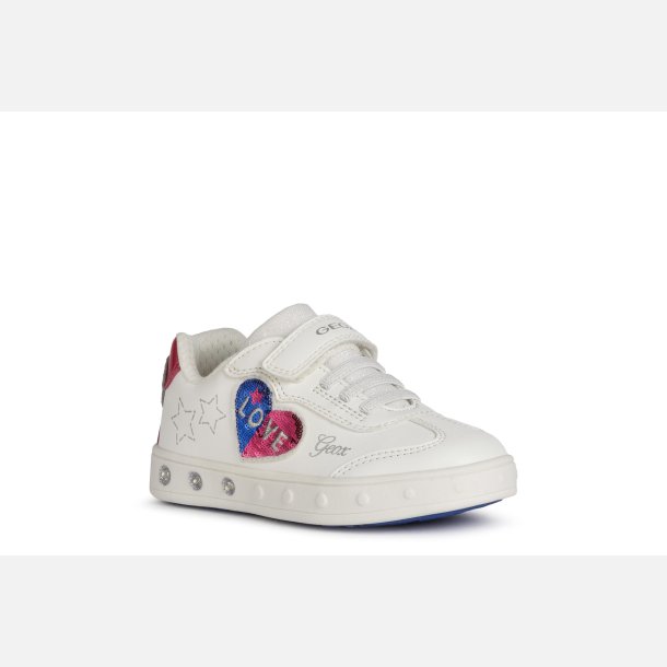 GEOX SKYLIN J158WI Blinkesko White