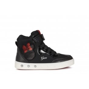 GEOX Disney Minnie Mouse SKYLIN J158WJ Blinkesko Black/Red