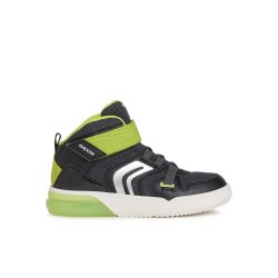 GEOX GRAYJAY J159YC Blinkesko Black/Lime