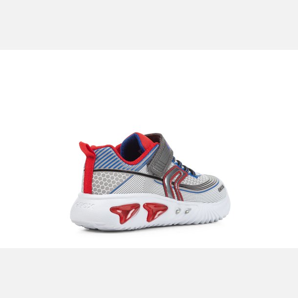 GEOX ASSISTER J15DZA Blinkesko Grey/Red