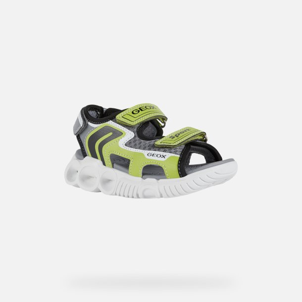 Geox Wroom Blinke Sandal J25GGA Lime/Black