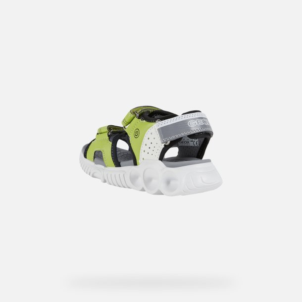 Geox Wroom Blinke Sandal J25GGA Lime/Black
