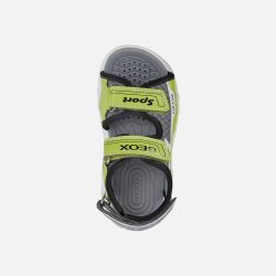 Geox Wroom Blinke Sandal J25GGA Lime/Black