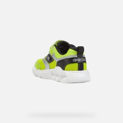 Geox Wroom J25Gab Blinkesko Lime/Black