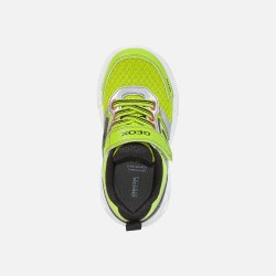 Geox Wroom J25Gab Blinkesko Lime/Black