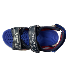 Geox Wroom Blinke Sandal J25GGA Navy/Red