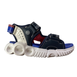 Geox Wroom Blinke Sandal J25GGA Navy/Red