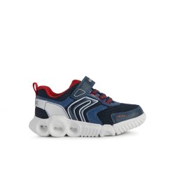 Geox Wroom J25Gab Blinkesko Navy&Red
