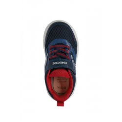 Geox Wroom J25Gab Blinkesko Navy&Red