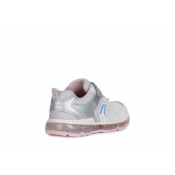 GEOX ANDROID Blinkesko J0245A Silver/White