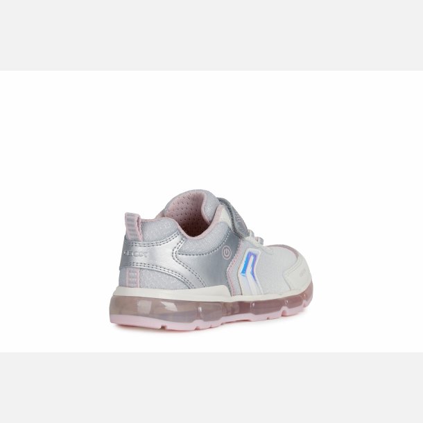 GEOX ANDROID Blinkesko J0245A Silver/White