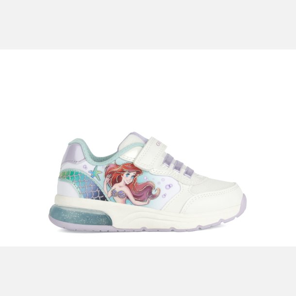 Geox Disney Princesses Ariel Blinkesko Spaceclub J358VA White/Watersea