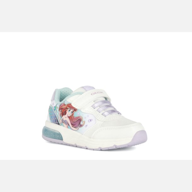 Geox Disney Princesses Ariel Blinkesko Spaceclub J358VA White/Watersea