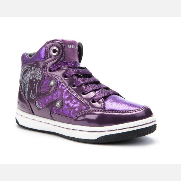 GEOX Creamy J54L5A Blinkesko Sneakers Purple