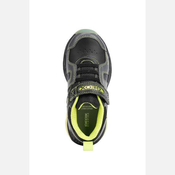 GEOX Spaziale Blinkesko j04cqa Black/Lime