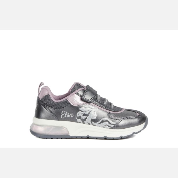 GEOX Disney Frozen ELSA Spaceclub Blinkesko J048VB Silver/Lilac