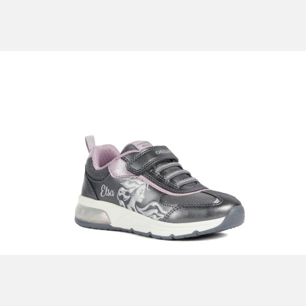 GEOX Disney Frozen ELSA Spaceclub Blinkesko J048VB Silver/Lilac