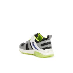 GEOX Spaziale Blinkesko j04cqa grey/lime
