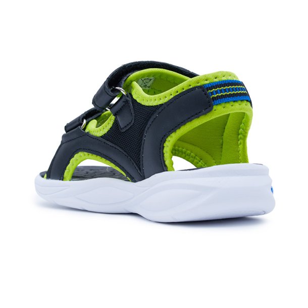 Kennedy Blinke Sandal 11061 Black/LimeGreen